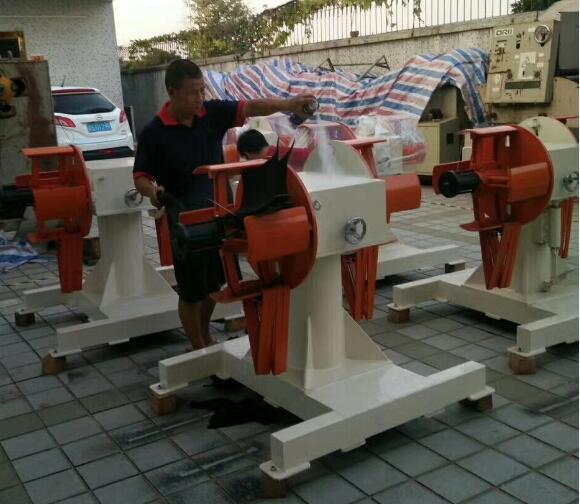 double head decoiler machine